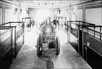 First Floor Interior of Turn of century fire house